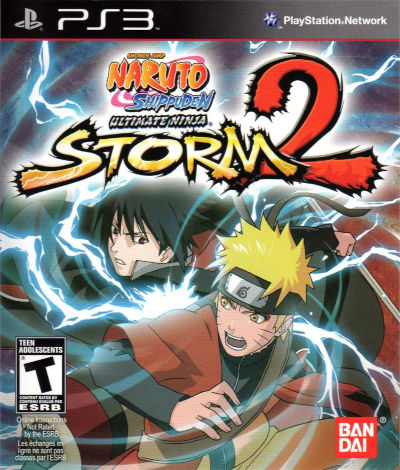 naruto ultimate ninja storm 2 clean cover art